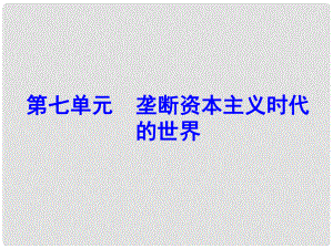 廣東學(xué)導(dǎo)練九年級歷史上冊 第20課 壟斷資本主義時代的世界課件 新人教版