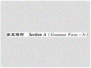 八年級英語上冊 Unit 6 I’m going to study computer science Section A（Grammar Focus3c）作業(yè)課件 （新版）人教新目標版