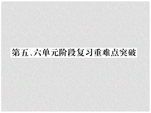 九年級歷史上冊 第五、六單元 階段復(fù)習(xí)重難點(diǎn)突破課件 新人教版