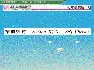 七年級英語下冊 Unit 11 How was your school trip第4課時Section B2aSelf Check習題課件 新版人教新目標版