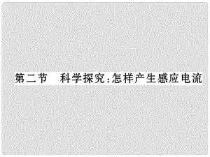 九年級(jí)物理全冊(cè) 18 電能從哪里來(lái) 第2節(jié) 科學(xué)探究 怎樣產(chǎn)生感應(yīng)電流課件 （新版）滬科版