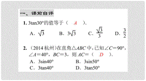 中考數(shù)學(xué)綜合復(fù)習(xí)與測(cè)試 第10節(jié) 解直角三角形 第26課時(shí) 解直角三角形專題課件 北師大版