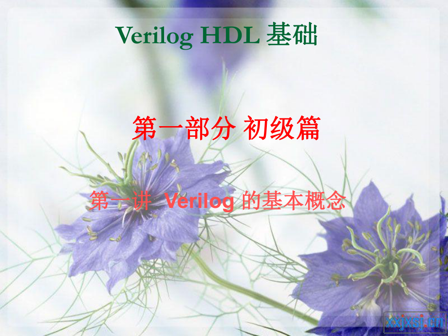 硬件描述语言verilogHDL基础ppt课件_第1页