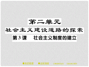 八年級(jí)歷史下冊(cè) 第三課 社會(huì)主義制度的建立課件 川教版