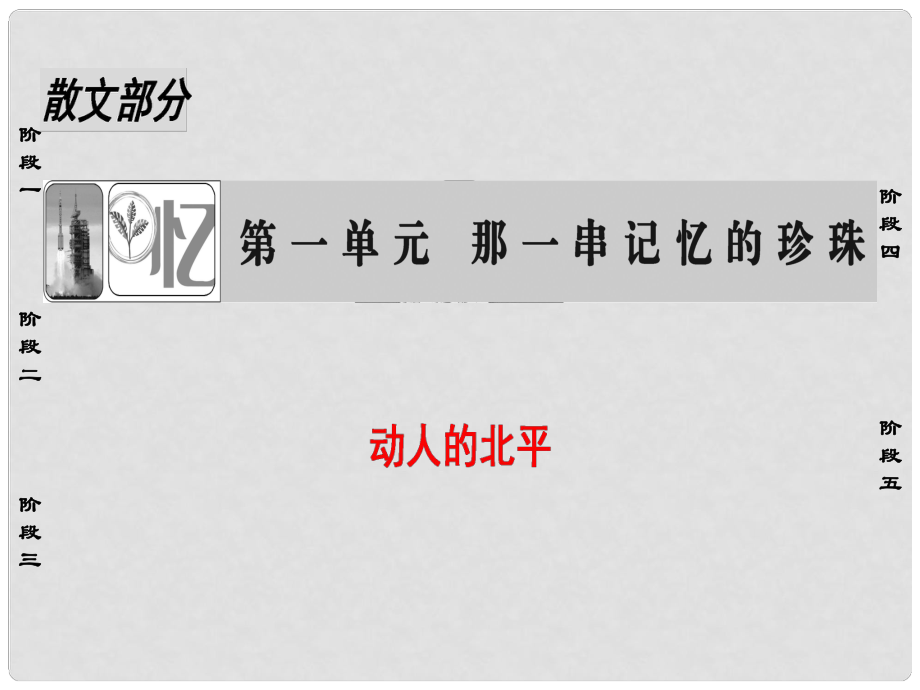 高中语文 散文部分 第1单元 动人的北平课件 新人教版选修《中国现代诗歌散文欣赏》_第1页