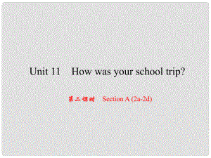 原（浙江專版）七年級(jí)英語下冊 Unit 11 How was your school trip（第2課時(shí)）Section A(2a2d)課件 （新版）人教新目標(biāo)版