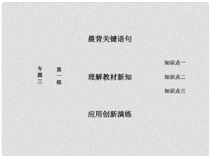 高中政治 專題三 聯(lián)邦制、兩黨制、三權(quán)分立：以美國(guó)為例 第一框 美國(guó)的聯(lián)邦制課件 新人教版選修3