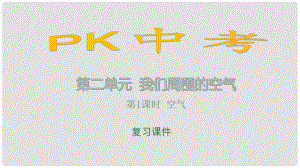 （安徽專用）中考化學總復習 第2單元 我們周圍的空氣 第1課時 空氣課件