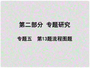 安徽省中考化學(xué)試題研究復(fù)習(xí) 第二部分 專題研究 專題五 第13題 流程圖題課件