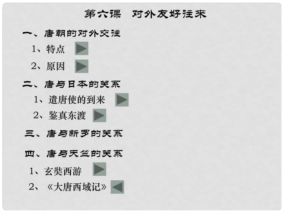 七年級歷史下冊 第一單元第六課 對外友好往來課件 人教新課標(biāo)版_第1頁