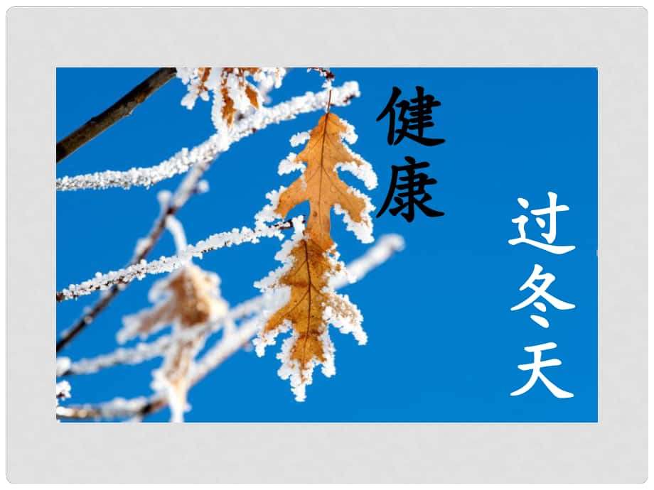 一年級(jí)道德與法治上冊(cè) 第14課 健康過(guò)冬天課件1 新人教版_第1頁(yè)