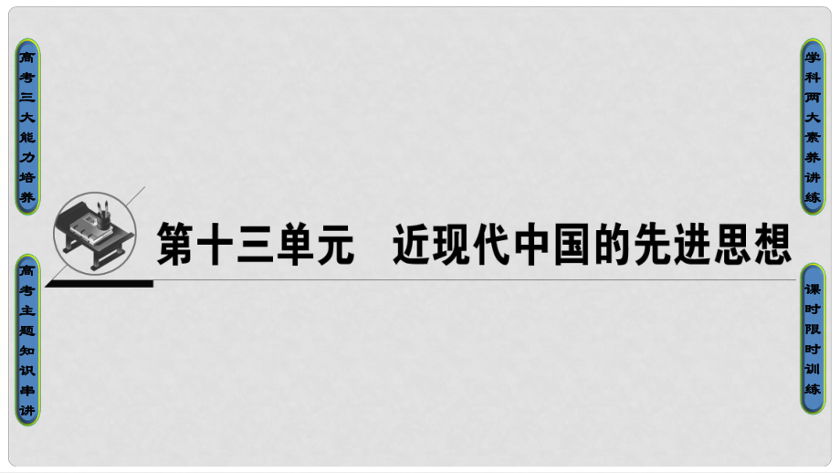 高考?xì)v史一輪復(fù)習(xí) 第12單元 從人文精神之源到科學(xué)理性時(shí)代 第28講 近代中國(guó)的思想解放潮流課件 岳麓版_第1頁(yè)