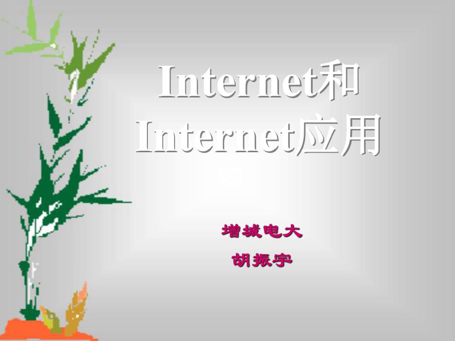 Internet和Internet应用_第1页