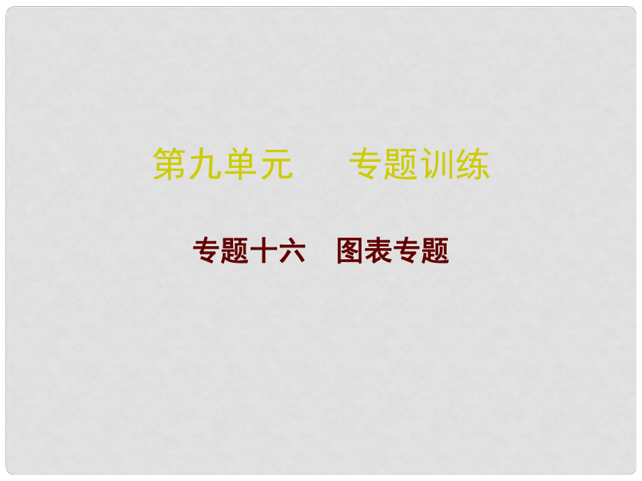 廣東省中考生物總復(fù)習(xí) 第九單元 專題訓(xùn)練十六 圖表專題訓(xùn)練課件_第1頁(yè)