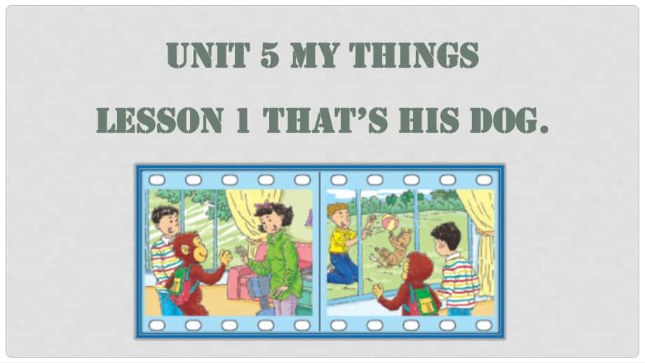 三年級英語上冊 Unit 5 My Things》（Lesson 1）課件1 北師大版（三起）_第1頁