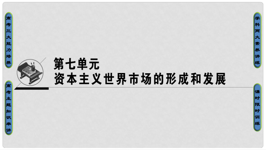 高考历史一轮总复习 第7单元 资本主义世界市场的形成和发展 第15讲 开辟新航路、殖民扩张与世界市场的拓展课件 新人教版_第1页