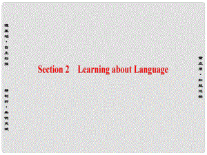 高中英语 Unit 3 Finding the correct perspective Section 2 Learning about Language课件 新人教版选修11