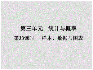 廣東省中考數(shù)學(xué)復(fù)習(xí) 第七章 圖形變化 第33課時(shí) 樣本、數(shù)據(jù)與圖表課件