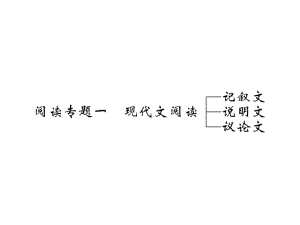 八年級語文上冊 閱讀專題一 現(xiàn)代文閱讀課件 （新版）語文版