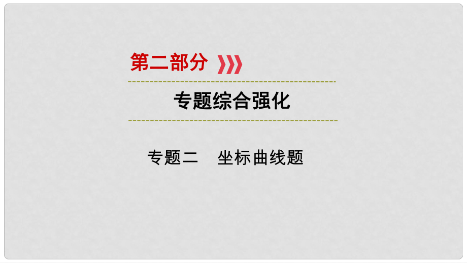 江西省中考物理 第二部分 專題綜合強化 專題2 坐標曲線題課件 新人教版_第1頁