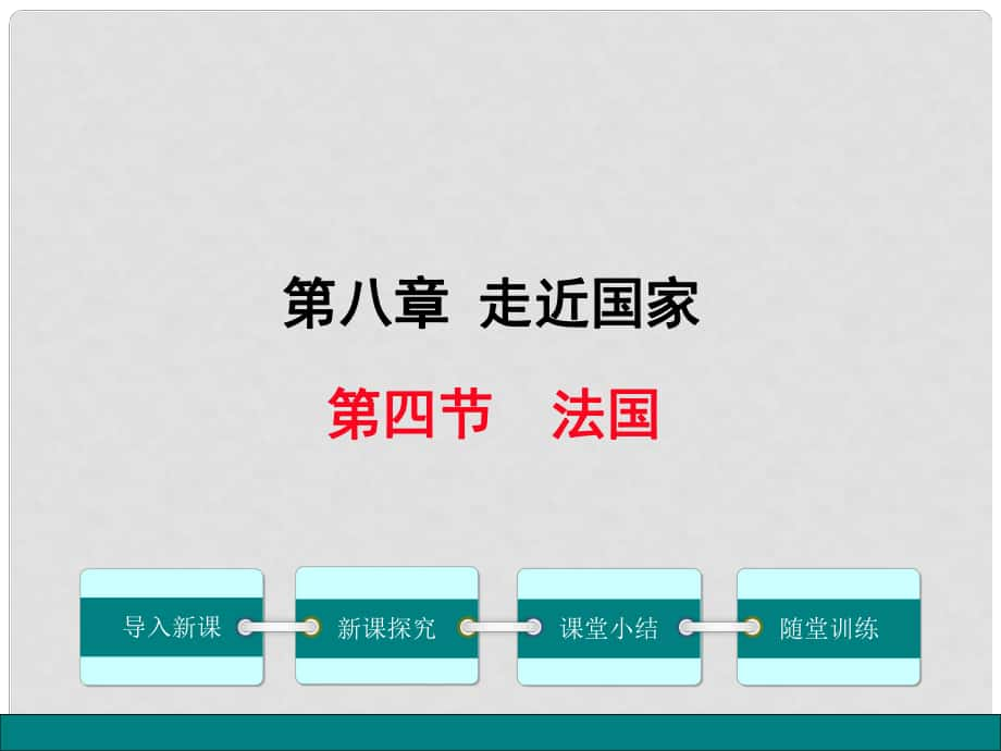 七年級地理下冊 第8章 第四節(jié) 法國課件 （新版）湘教版_第1頁