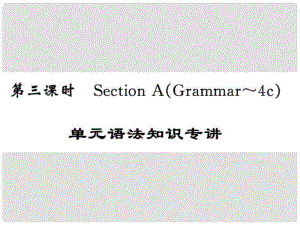 課時(shí)奪冠九年級(jí)英語(yǔ)全冊(cè) Unit 1 How can we become good learners（第3課時(shí)）課件 （新版）人教新目標(biāo)版