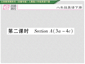 八年級(jí)英語下冊(cè) Unit 9 Have you ever been to a museum（第2課時(shí)）Section A（3a4c）習(xí)題課件 （新版）人教新目標(biāo)版