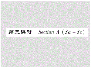 八年級(jí)英語上冊(cè) Unit 10 If you go to the partyyou’ll have a great time（第3課時(shí)）Section A（3a3c）作業(yè)課件 （新版）人教新目標(biāo)版