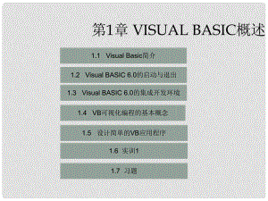 六年級信息技術(shù) 《Visual BASIC概述》課件