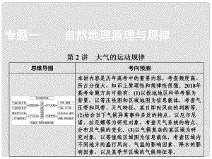 高考地理二輪復(fù)習(xí) 第一部分 專題一 第2講 大氣的運(yùn)動(dòng)規(guī)律課件