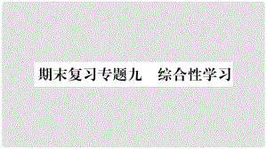 九年級語文上冊 期末復(fù)習(xí)九 綜合性學(xué)習(xí)習(xí)題課件 新人教版