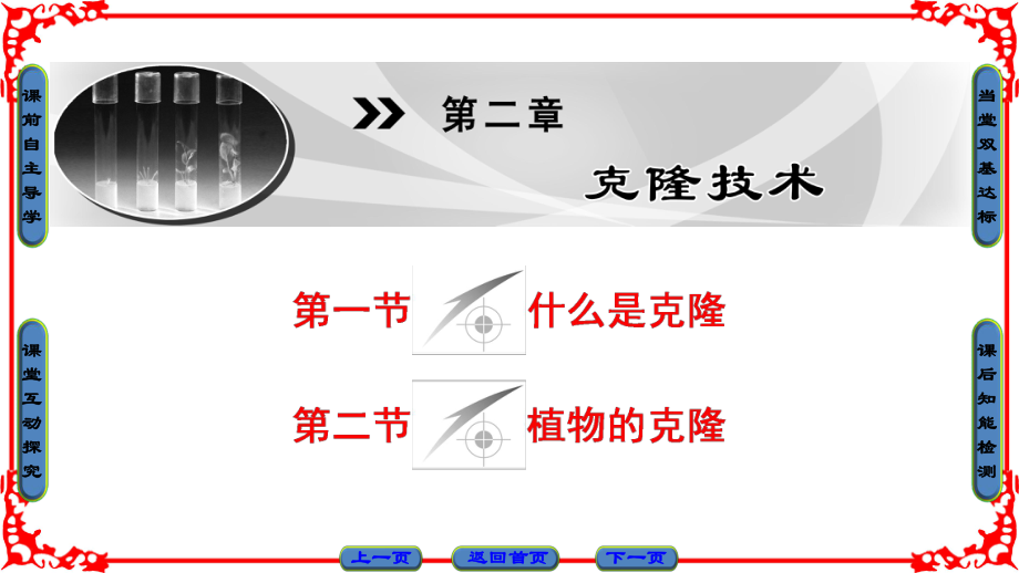 高中生物 第二章 克隆技術(shù) 第1節(jié) 什么是克隆 第2節(jié) 植物的克隆課件 浙科版選修3_第1頁