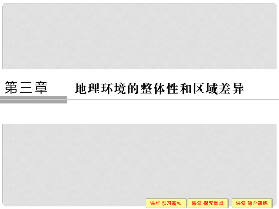 高中地理 第三章 地理環(huán)境的整體性和區(qū)域差異 31 氣候及其在地理環(huán)境中的作用課件 中圖版必修1_第1頁