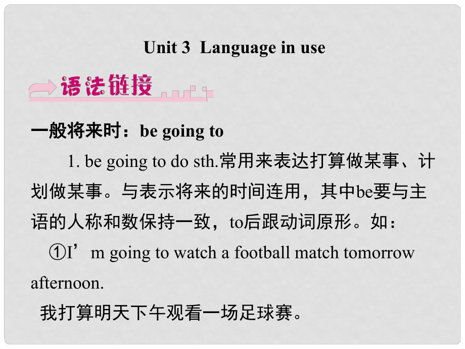 浙江省嘉興市秀洲區(qū)七年級(jí)英語下冊(cè) Module 3 Making plans Unit 3 Language in use課件 （新版）外研版_第1頁