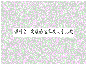 中考數(shù)學(xué) 第一輪 考點(diǎn)系統(tǒng)復(fù)習(xí) 第1章 數(shù)與式 第1節(jié) 實(shí)數(shù) 課時(shí)2作業(yè)課件