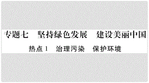 中考政治總復(fù)習(xí) 專題7 堅(jiān)持綠色發(fā)展 建設(shè)美麗中國(guó)課件 教科版