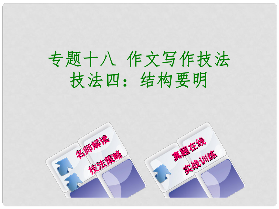 中考語文 專題復(fù)習(xí)十八 作文寫作技法課件4 新人教版_第1頁