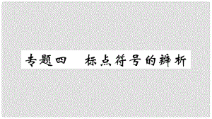 七年級語文上冊 期末專題復(fù)習(xí)四 標(biāo)點符號的辨析習(xí)題課件 新人教版