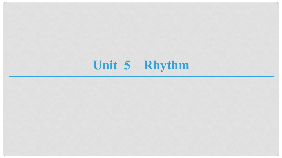 高中英语 Unit 5 Rhythm Section Ⅰ Reading(Ⅰ) (Warmup & Lesson 1)课件 北师大版必修2_第1页