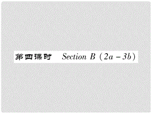 七年級英語下冊 Unit 9 What does he look like（第4課時）Section B（2a3b）習(xí)題課件 （新版）人教新目標(biāo)版