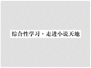 九年級(jí)語(yǔ)文下冊(cè) 第二單元 綜合性學(xué)習(xí) 走進(jìn)小說(shuō)天地習(xí)題課件 （新版）新人教版