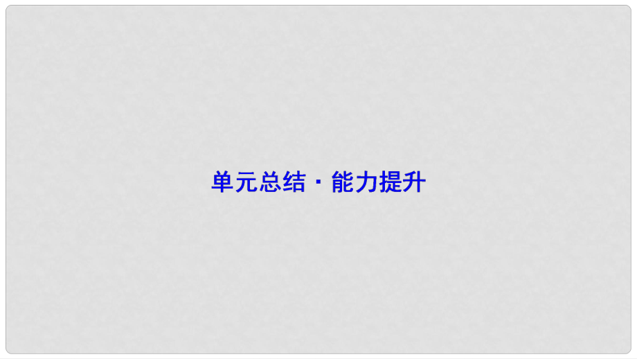 高中地理 第三單元 區(qū)域資源、環(huán)境與可持續(xù)發(fā) 單元總結 能力提升課件 魯教版必修3_第1頁