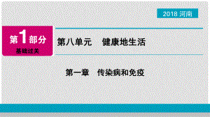 河南省中考生物總復(fù)習(xí) 第1部分 第8單元 第1章 傳染病和免疫課件