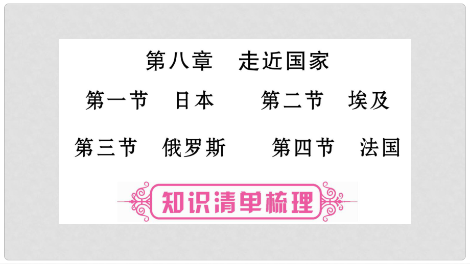 中考地理教材系統(tǒng)復(fù)習(xí) 第8章 走進(jìn)國家 第14節(jié)課件 湘教版_第1頁