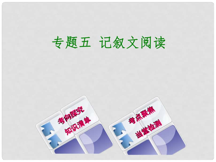 中考語文 第3篇 現(xiàn)代文閱讀 專題五 記敘文閱讀復(fù)習(xí)課件_第1頁