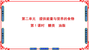 高中化學(xué) 專題2 營養(yǎng)均衡與人體健康 第二單元 提供能量與營養(yǎng)的食物（第1課時(shí)）糖類 油脂課件4 蘇教版選修1