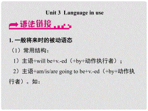 浙江省嘉興市秀洲區(qū)九年級英語上冊 Module 9 Unit 3 Language in use課件 （新版）外研版