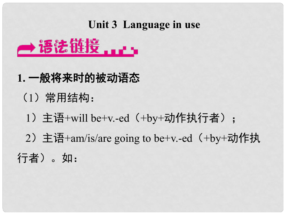 浙江省嘉興市秀洲區(qū)九年級英語上冊 Module 9 Unit 3 Language in use課件 （新版）外研版_第1頁