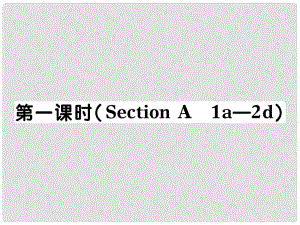 河北省石家莊市贊皇縣九年級(jí)英語(yǔ)全冊(cè) Unit 14 I remember meeting all of you in Grade 7（第1課時(shí)）習(xí)題課件 （新版）人教新目標(biāo)版