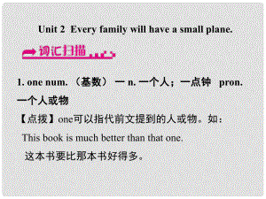 浙江省嘉興市秀洲區(qū)七年級(jí)英語下冊(cè) Module 4 Life in the future Unit 2 Every family will have a small plane課件 （新版）外研版